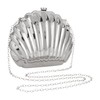 MilyaDE Women's Transparent Clutch Acrylic Clear Shell Purses Transparent Shoulder