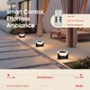 MVBT 7.1" Dia Solar Table Lamp, Outdoor Solar Lanterns, Solar