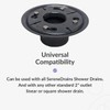 SereneDrains 2 Inch Shower Drain Base for Linear Square Shower