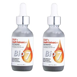 By Natures Bio7 Scalp+ Growth Galvanizer Treatment 2 Fl Oz (2 Pack)