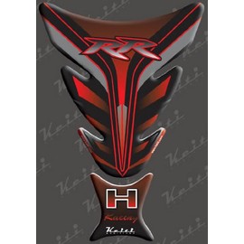 Keiti THD205R Tank Pad RR/Red UV Clear Coating 6.9 x 8.7 inches (17.5 x 22.0 cm)