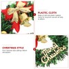 IMIKEYA Pack of 20 Christmas Wreaths Christmas Garland DIY Small