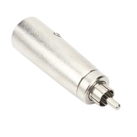 tunghey XLR to RCA male Adapter, RCA Male to 3 Pin XLR Female Connector, HiFi Durable Gender Changer Audio Converter Coupler for Mixer Recorder amplifiers etc.