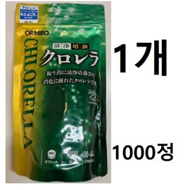 Orihiro Clean Culture Chlorella 1400 Tablets, 1000 Tablets, 1 Piece / 오리히로 청정배양 클로렐라1400정, 1000정, 1개