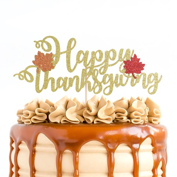 Decoración para tartas de Acción de Gracias, decoración para tartas de Acción de Gracias, suministros para decoración de pasteles de Acción de Gracias