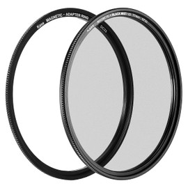 Kase Magnetic 77mm Black Mist 1/2 Soft Focus Optical Glass Filter Incl Adapter Revolution/Skyeye Compatible