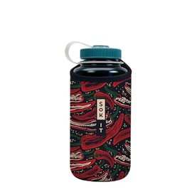 Sok It BotlSok Water Bottle Sleeve Insulated Neoprene Cover (Hot Stuff, Fits 32oz Nalgene)