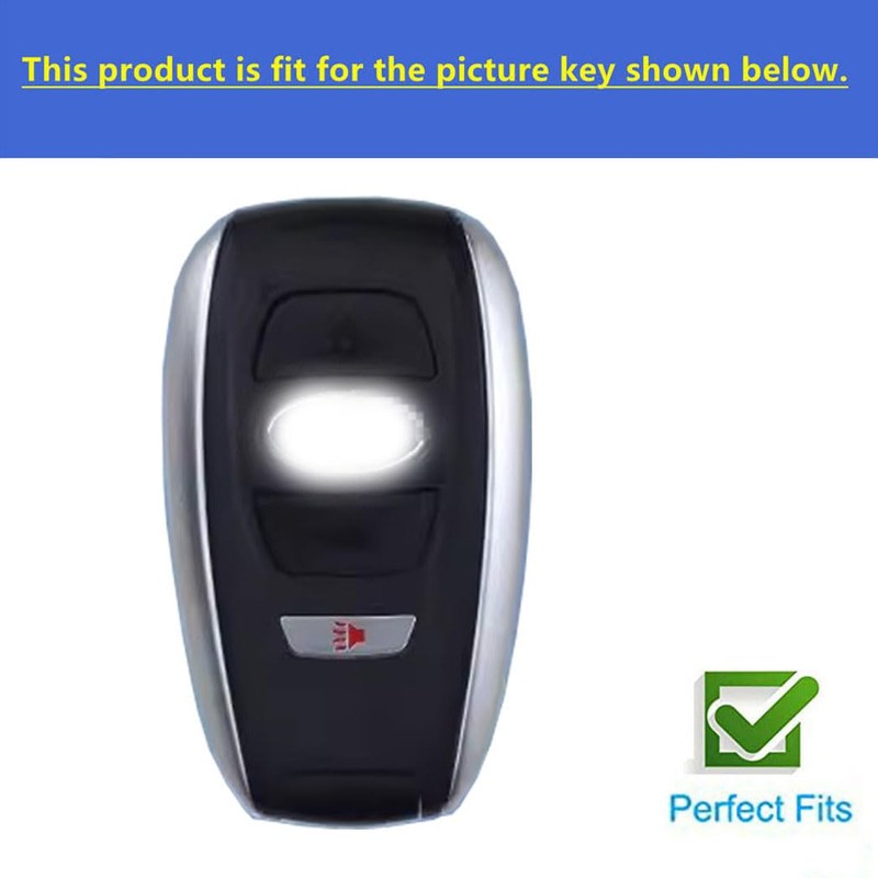 Rilnaewn ABS Car Model Key Protective Cover Fits for Subaru
