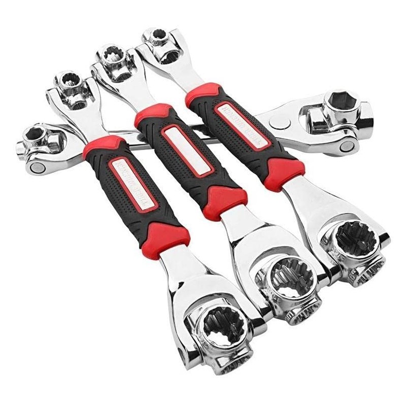 Fkstyle【This One Can Do 48 Jobs】All-Purpose Wrench Socket Wrench 48in1