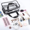 Clear Toiletry Bag, Large Clear Travel Toiletries Bag Thickened PVC