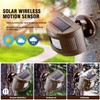 eMACROS Pairable Long Range Solar Wireless Driveway Alarm Indoor Outdoor
