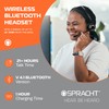 Spracht HS-2050 Single Ear Wireless Bluetooth Headset with Base Station
