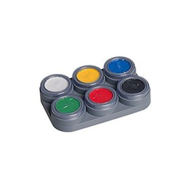 Grimas Water Make-Up Palette Children's Face Paint 6 Colours