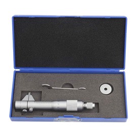Inner Micrometer, Vernier Caliper, Inner Micrometer Set, 5-30 mm, Metric Inner Diameter Micrometer Set, 0.01 mm Accuracy, Internal Bore Hole Vernier Caliper Type with Storage Box