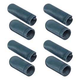 Leather Finger Protector Needle,4 Pairs Needle Felting Knitting Finger Protector, Needle Felting Knitting Finger Thimble Guards Tools, Needlework Fingers Thumb Protection Sleeve Cots(Random Color)