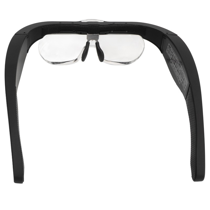 Headband Magnifying Glass Adjustable LED White Light 4 Interchangeable Lenses