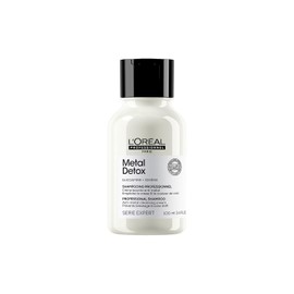 L’Oréal Professionnel Metal Detox Shampoo 100ml Travel Size, Prevent Breakage and Colour Fade from Hard Water, Clarifying Shampoo, Sulphate Free & Vegan Shampoo, Prevent Damaged Hair