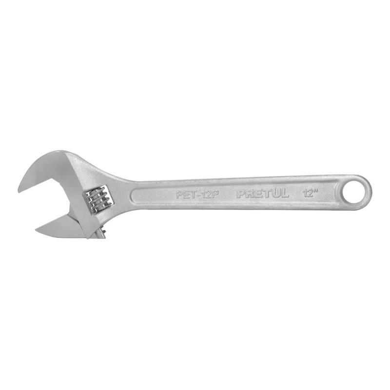 Pretul Llave Ajustable (perico) 12 Cromada, Pretul 21817 Color Plateado
