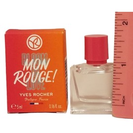 Yves Rocher MON ROUGE! BLOOM IN LOVE Eau De Parfum Perfume Travel Size 0.16 oz