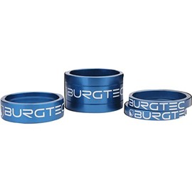 Burgtec Headset Spacers - 1-1/8"|(2) 5mm, 10mm, 20mm|Deep Blue - 9213
