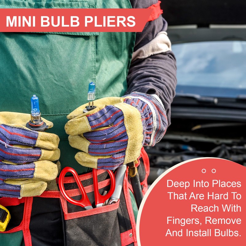 Mini Halogen Light Bulb Pliers Removal Tool, Common to Removing