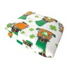 St. Patrick's Day Soft Throw Blanket: Party with Irish Gnome