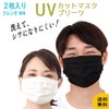 [Thuyon] UV Protection Mask, Pleated Type, 2 Pieces, Reusable <