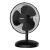 HOLMES 12" Table Fan, 75° Oscillation, 3 Speeds, 15° Adjustable