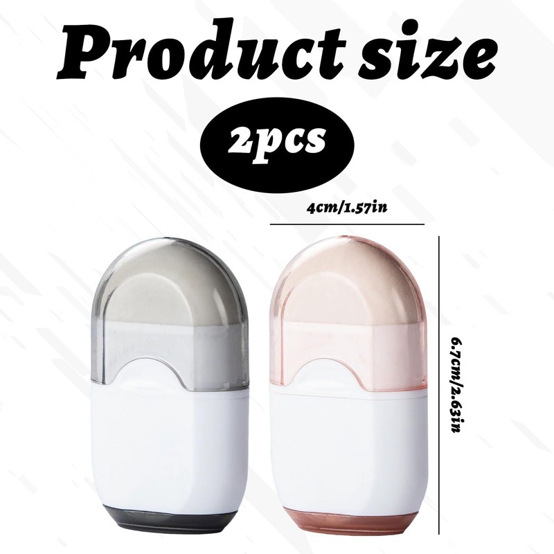 Pencil Sharpener with Eraser, 2PCS Portable Rubber and Sharpener 2