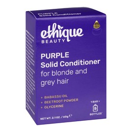 Ethique Purple Solid Conditioner for Blonde & Grey Hair, 60g