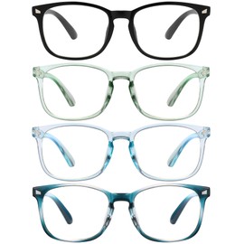 MIGSIR Blue Light Blocking Glasses for Computer Gaming, Fashion Fake Anti Eye Strain Eyeglasses for Women Men