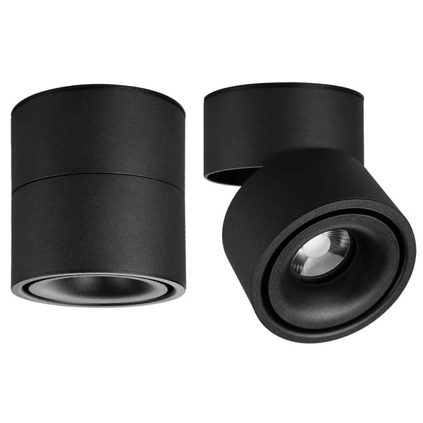 LED Indoor Ceiling Spotlight 360°Adjustable -Surface Mounted COB Lighting-10W LED