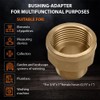 Adaptador de boquilla macho de 3/4 pulgadas x 1 pulgada
