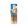 Pilot Set2Go Erasable Highlighters, Assorted, Pack of 4
