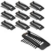 POFET 10 Pieces Hair Chunni Clips with Safety Pin 10