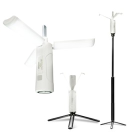 Folding Rechargeable Camping Light with Stand,Allspark Collapsible Waterproof Hanging Tent Lantern,Magnetic Dimmable Portable Power Supply Lamp with Detachable Tripod for Power Outage,Hurricane,Hiking