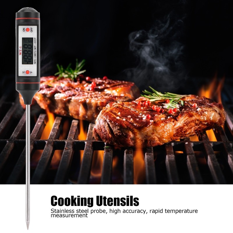 Digital Food Thermometer with Long Probe Electronic Thermometer for Kithcen