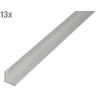 Alberts 498160 Angle Profile Aluminium Anodised Silver 1000 x 10