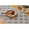 CosyAurora Linen Table Runner Mulberry Trees Beige, Seasonal Kitchen Dining
