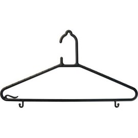 Daily Hangers, Pack of 10, Black/62-6872-19