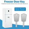 WR01X28053 Freezer Door Key Replacement Haier GE Fridge Key RF-3898-01