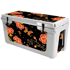 MightySkins (Cooler Not Included) Skin Compatible with RTIC 65 Cooler (2017 Model) - Flower Dream | Protective, Durable, and Unique Vinyl Decal wrap Cover | Easy to Apply | Made in The USA