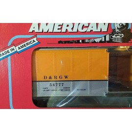 American Flyer NIB American Flyer 6-48204 D&RGW Rio Grande Boxcar #54777 S Scale Factory Carton