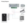 XYBkey Security Access Control System kit Card Swipe, keypad Door