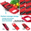 Ram® 6 in One Multi-Function Vegetable Grater, Mandoline Slicer, Potato