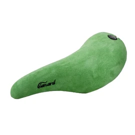Selle Montegrappa Bicycle Saddle Luxury Genuine Velour Leather Vintage Saddle Canard Green - Made in Italy