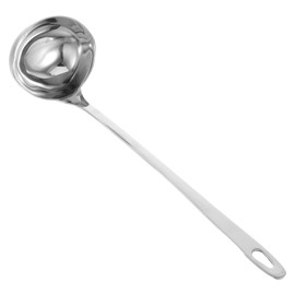 spoon with spout soup ladle portioned ladle punch ladle with spout stainless steel metal kitchen spoon soup pot spoon soup spoon