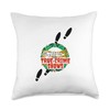 Lucky no.7 Mistle Toe and True Crime Shows Throw Pillow,