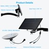 ENCOFT Solar Light Outdoor LED Hanging Lamp IP65 Waterproof Pendent