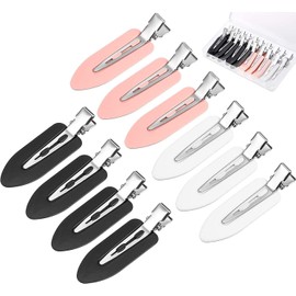 20 Piezas Broches para Cabello de Mujer, Pinza para Cabello, Pinzas para Peinar el Cabello, Clips para Cabello, Pinzas para Cabello sin Doblars para Mujeres y Niñas, Clips para Cabello sin Costuras Arrugas, Horquilla que no Deja Marcas para Cabello sin Ar